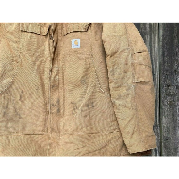 Size 52 TALL CARHARTT CQ196 Quilted Lined Ridge Coat Jacket - Picture 6 of 7